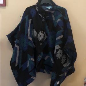 Poncho jacket